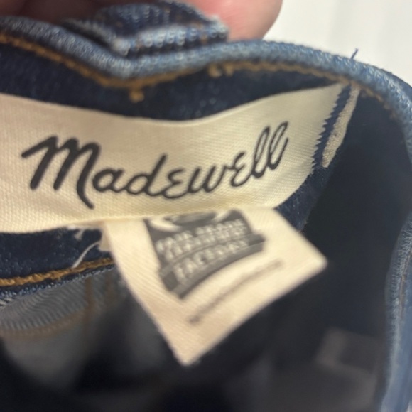 Madewell Women’s Mid-Rise Kick Out Blue Jeans Size 31 - Picture 10 of 10